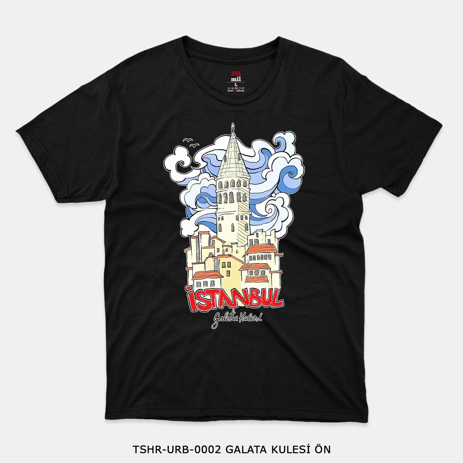 351mil T-Shirt TSHR-URB-0002 GALATA KULESİ