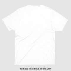 351mil T-Shirt TSHR-SLD-0002 SOLID WHITE