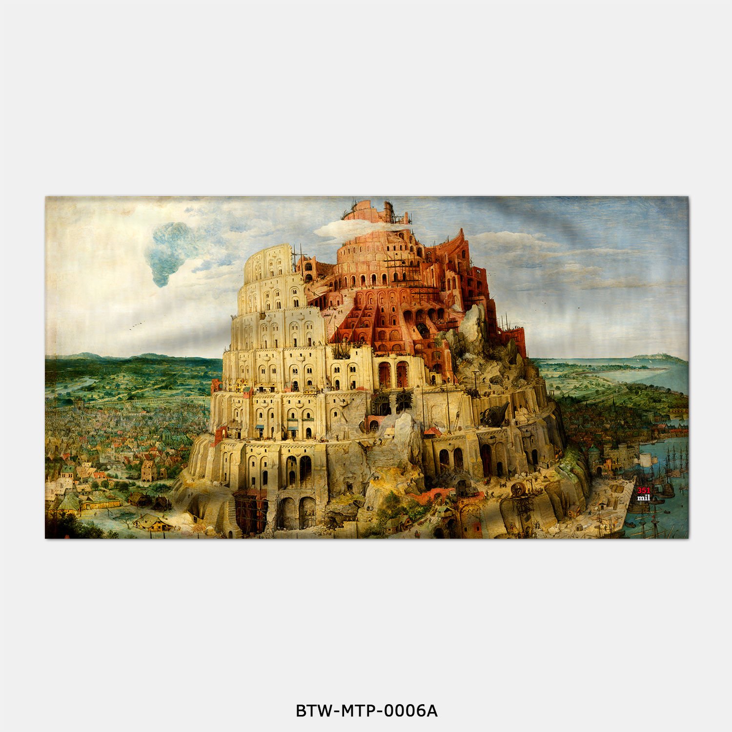 351mil Plaj Havlusu BTW-MTP-0006 TOWER OF BABEL
