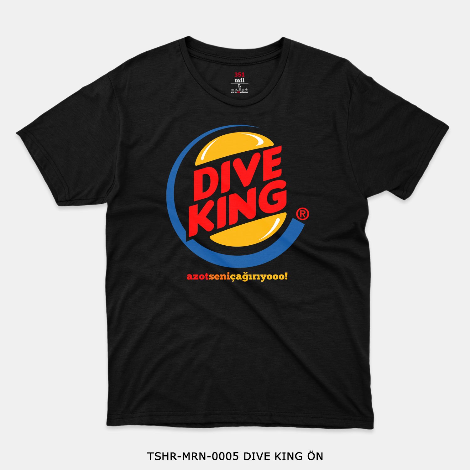 351mil T-Shirt TSHR-MRN-0005 DIVE KING