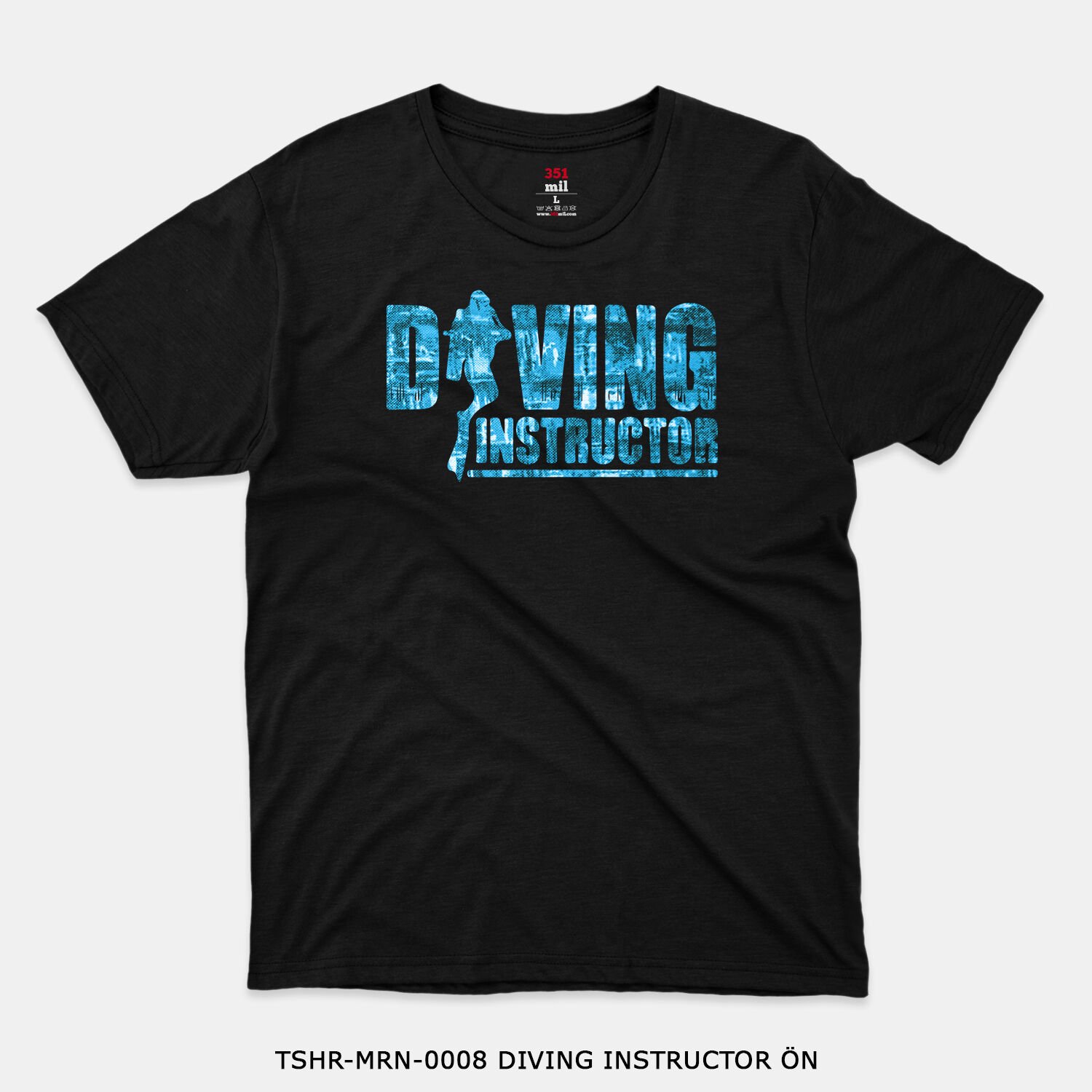 351mil T-Shirt TSHR-MRN-0008 DIVING INSTRUCTOR