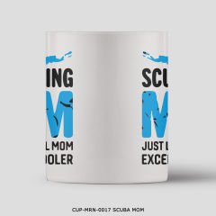 351mil Mug CUP-MRN-0017 SCUBA MOM