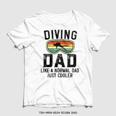 351mil T-Shirt TSH-MRN-0024 SCUBA DAD
