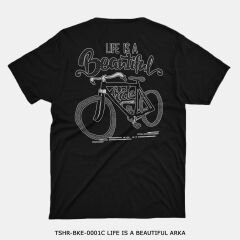 351mil T-Shirt TSHR-BKE-0001 LIFE IS A BEAUTIFUL