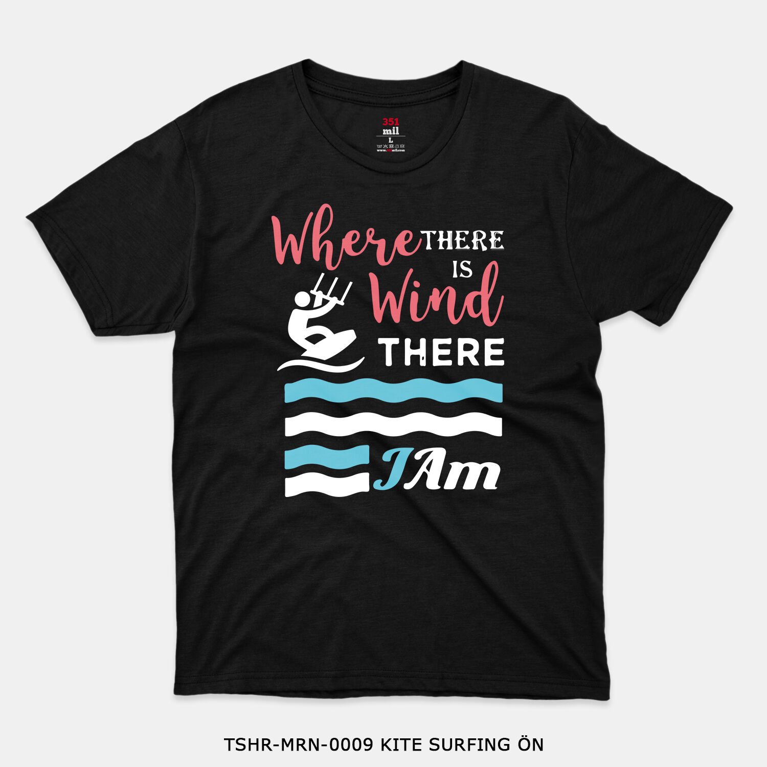 351mil T-Shirt TSHR-MRN-0009 KITE SURFING