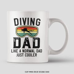 351mil Mug CUP-MRN-0018 SCUBA DAD