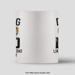 351mil Mug CUP-MRN-0018 SCUBA DAD