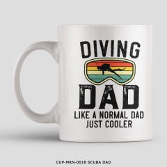 351mil Mug CUP-MRN-0018 SCUBA DAD
