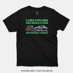 351mil T-Shirt TSHR-BKE-0002 I LOVE CYCLING