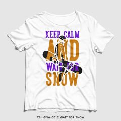 351mil T-Shirt TSH-SNW-0012 WAIT FOR SNOW