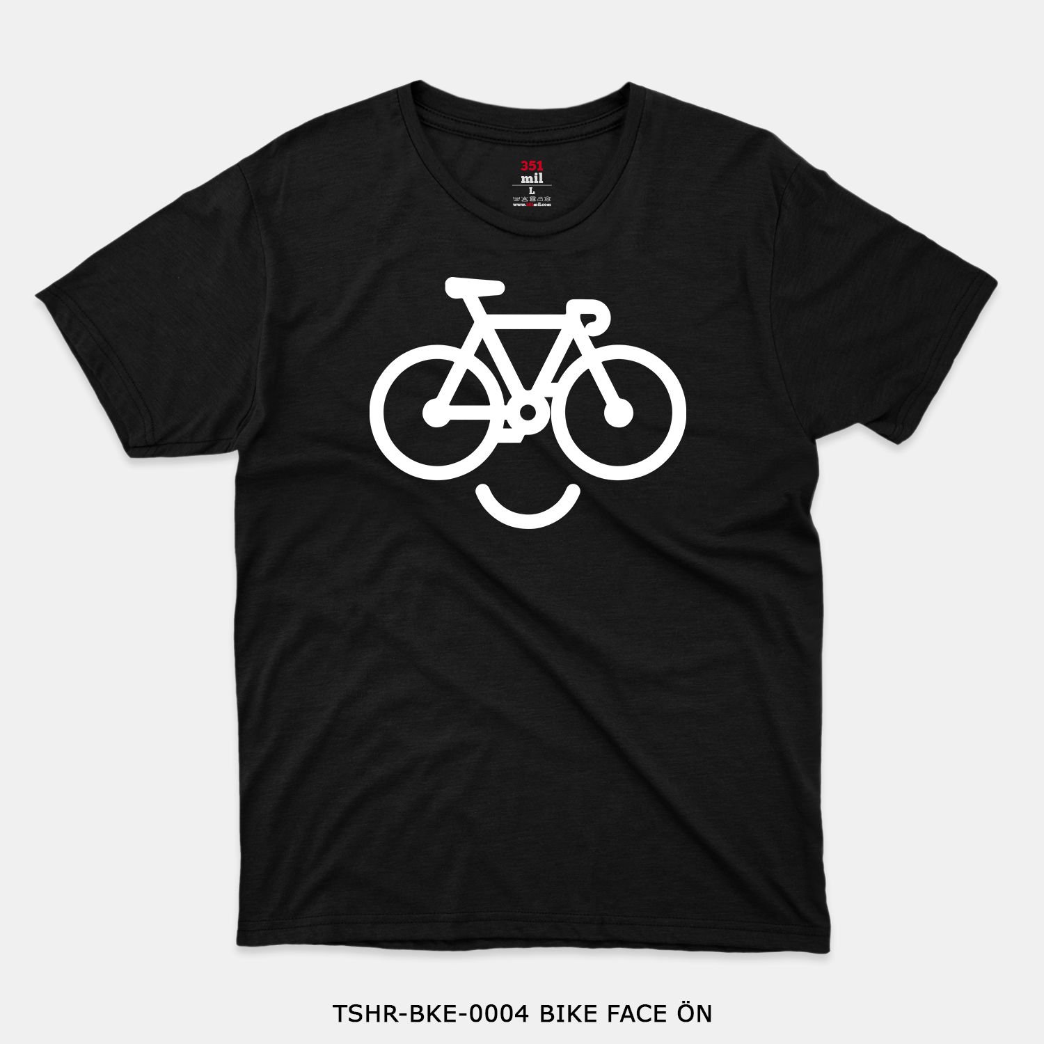 351mil T-Shirt TSHR-BKE-0004 BIKE FACE