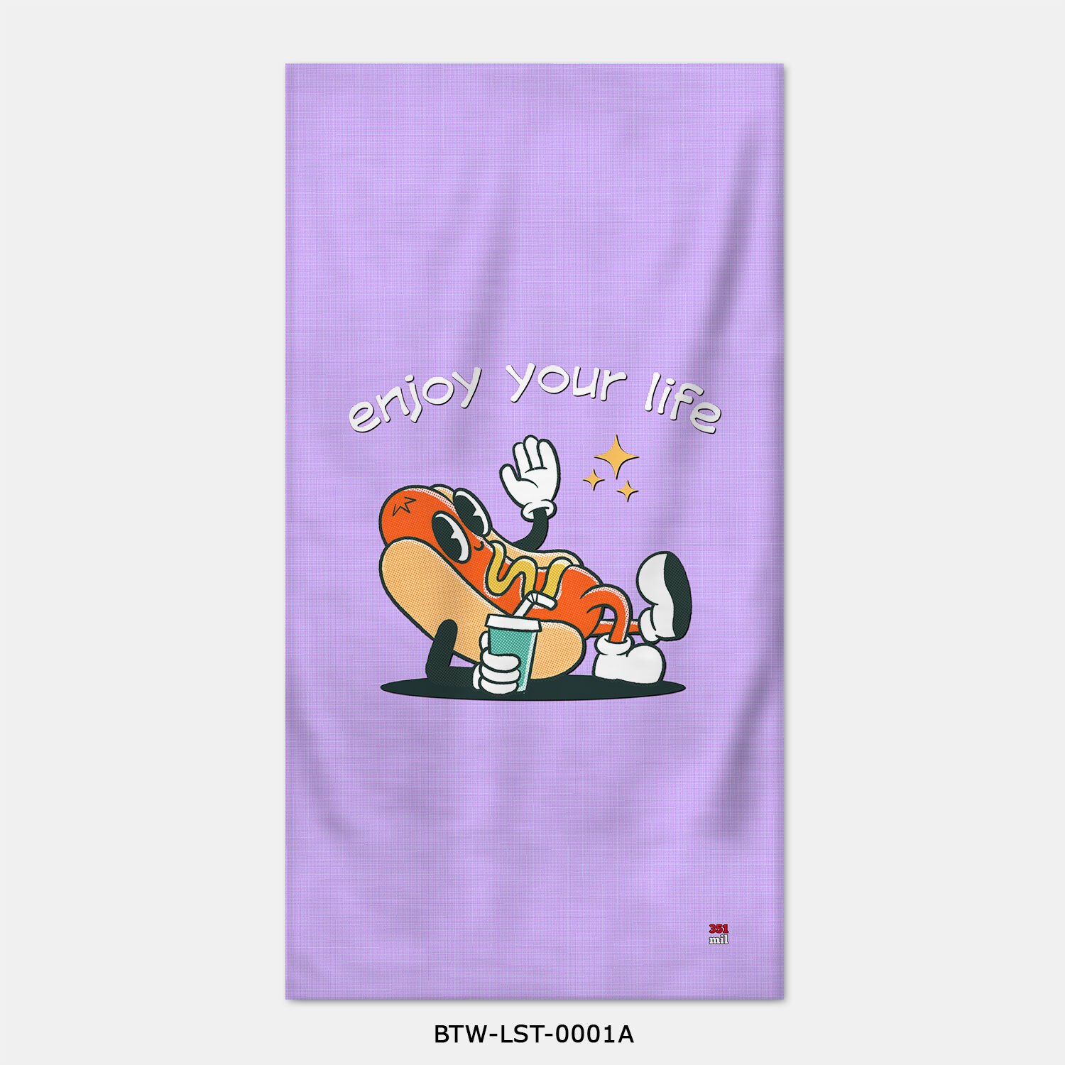 351mil Plaj Havlusu BTW-LST-0001 ENJOY YOUR LIFE