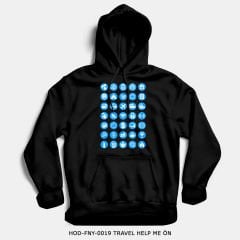 351mil Hoodie HOD-FNY-0019 TRAVEL HELP ME