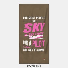 351mil Plaj Havlusu BTW-VHC-0014 SKY IS THE HOME