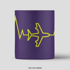 351mil Mug CUP-VHC-0004 AIRPLANE HEARTBEAT