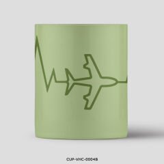 351mil Mug CUP-VHC-0004 AIRPLANE HEARTBEAT