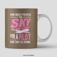 351mil Mug CUP-VHC-0005 SKY IS THE HOME