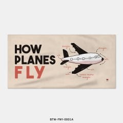 351mil Plaj Havlusu BTW-FNY-0001 HOW PLANES FLY