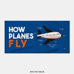 351mil Plaj Havlusu BTW-FNY-0001 HOW PLANES FLY
