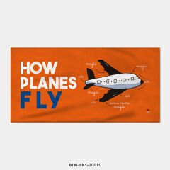 351mil Plaj Havlusu BTW-FNY-0001 HOW PLANES FLY