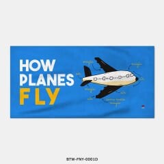 351mil Plaj Havlusu BTW-FNY-0001 HOW PLANES FLY