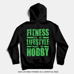351mil Hoodie HOD-LST-0002 FITNESS IS A LIFESTYLE