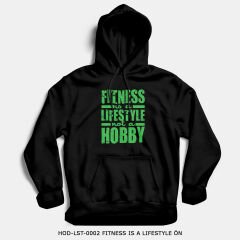 351mil Hoodie HOD-LST-0002 FITNESS IS A LIFESTYLE