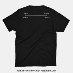 351mil T-Shirt TSHR-FNY-0002 OPTIMISM PESSIMISM
