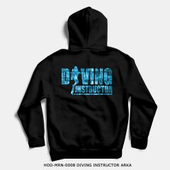 351mil Hoodie HOD-MRN-0008 DIVING INSTRUCTOR