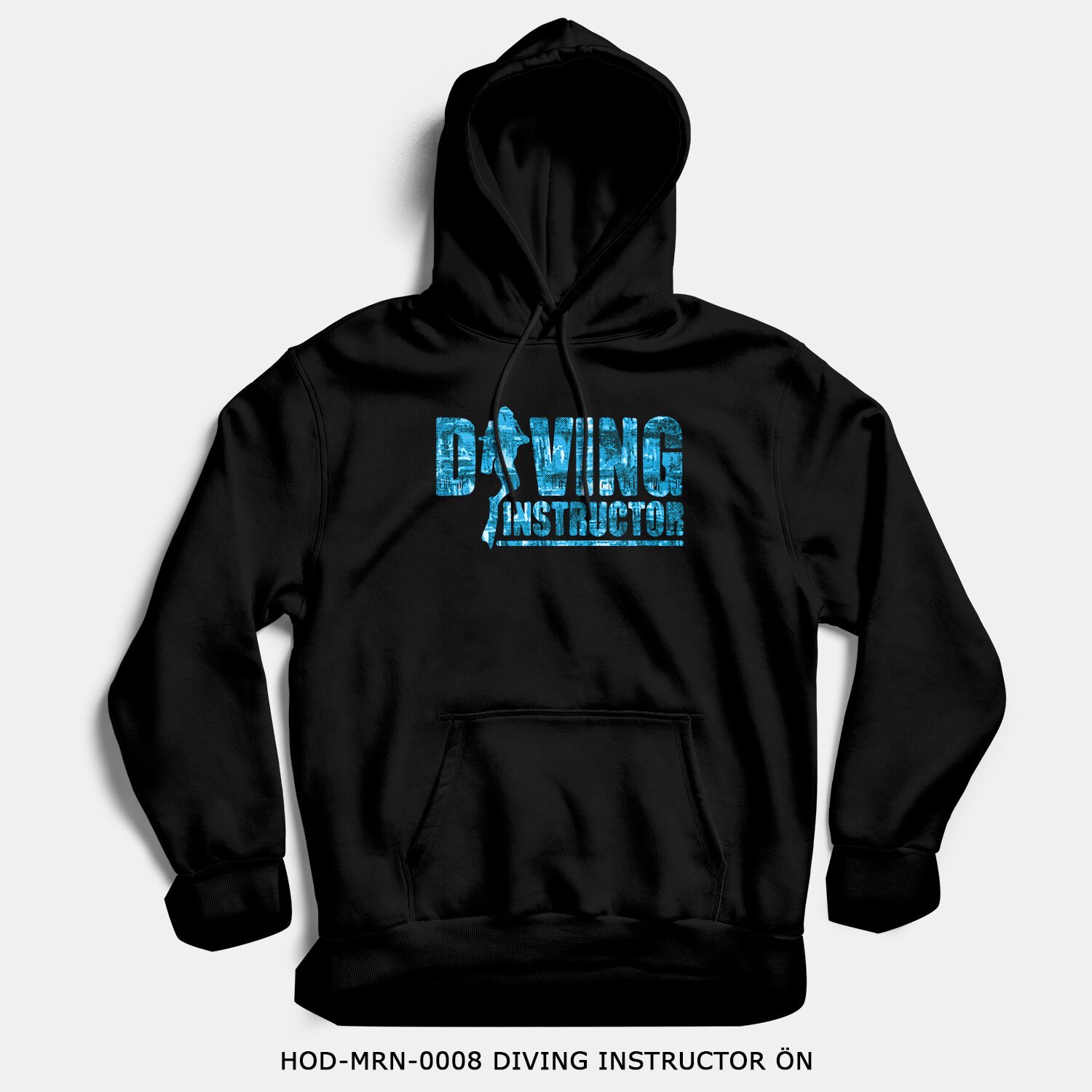 351mil Hoodie HOD-MRN-0008 DIVING INSTRUCTOR