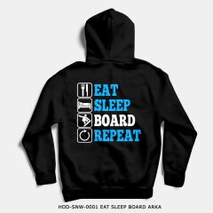 351mil Hoodie HOD-SNW-0001 EAT SLEEP BOARD