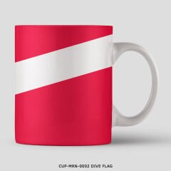 351mil Mug CUP-MRN-0002 DIVE FLAG