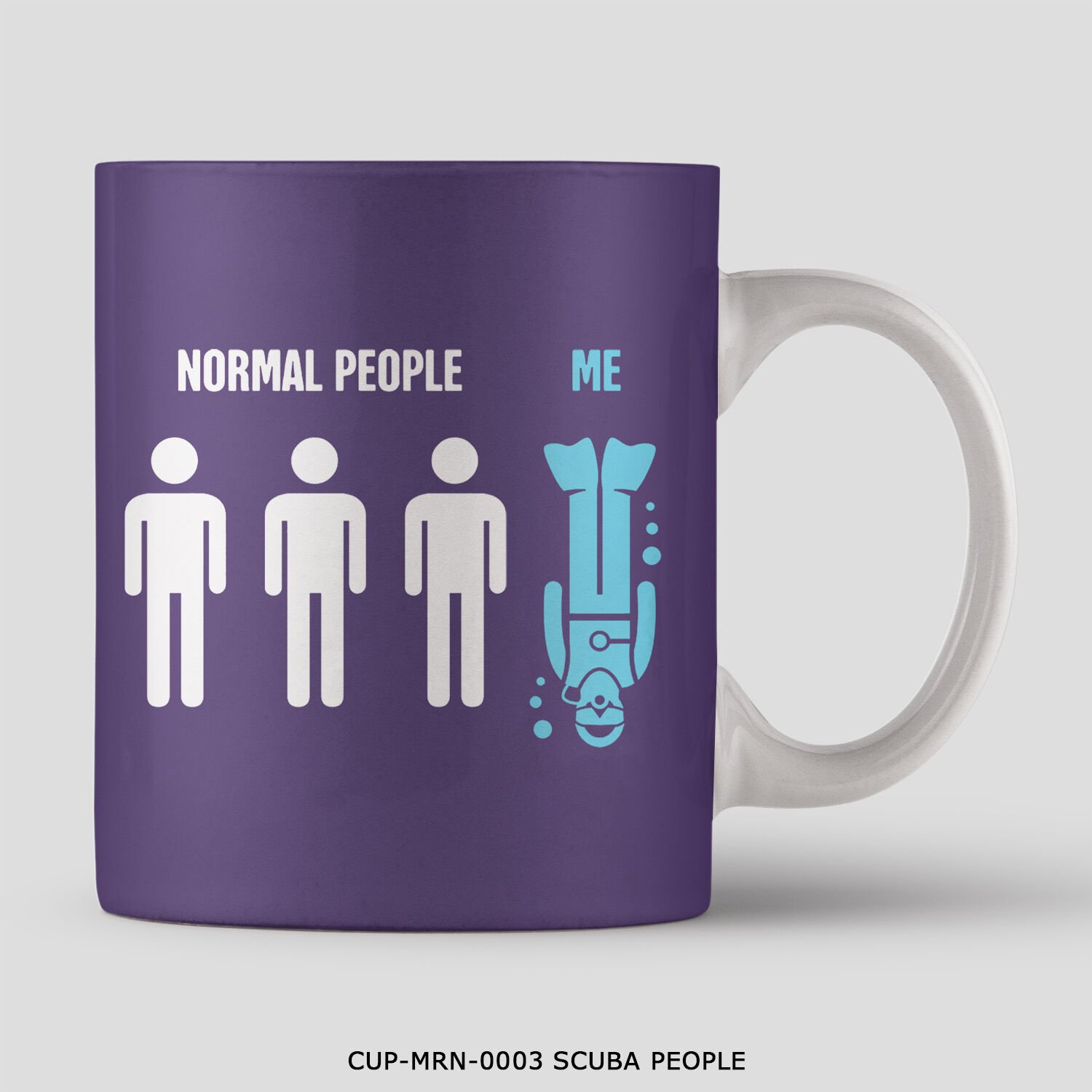 351mil Mug CUP-MRN-0003 SCUBA PEOPLE