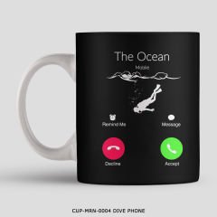 351mil Mug CUP-MRN-0004 DIVE PHONE
