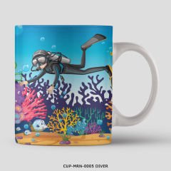 351mil Mug CUP-MRN-0005 DIVER