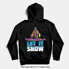 351mil Hoodie HOD-SNW-0004 LET IT SNOW