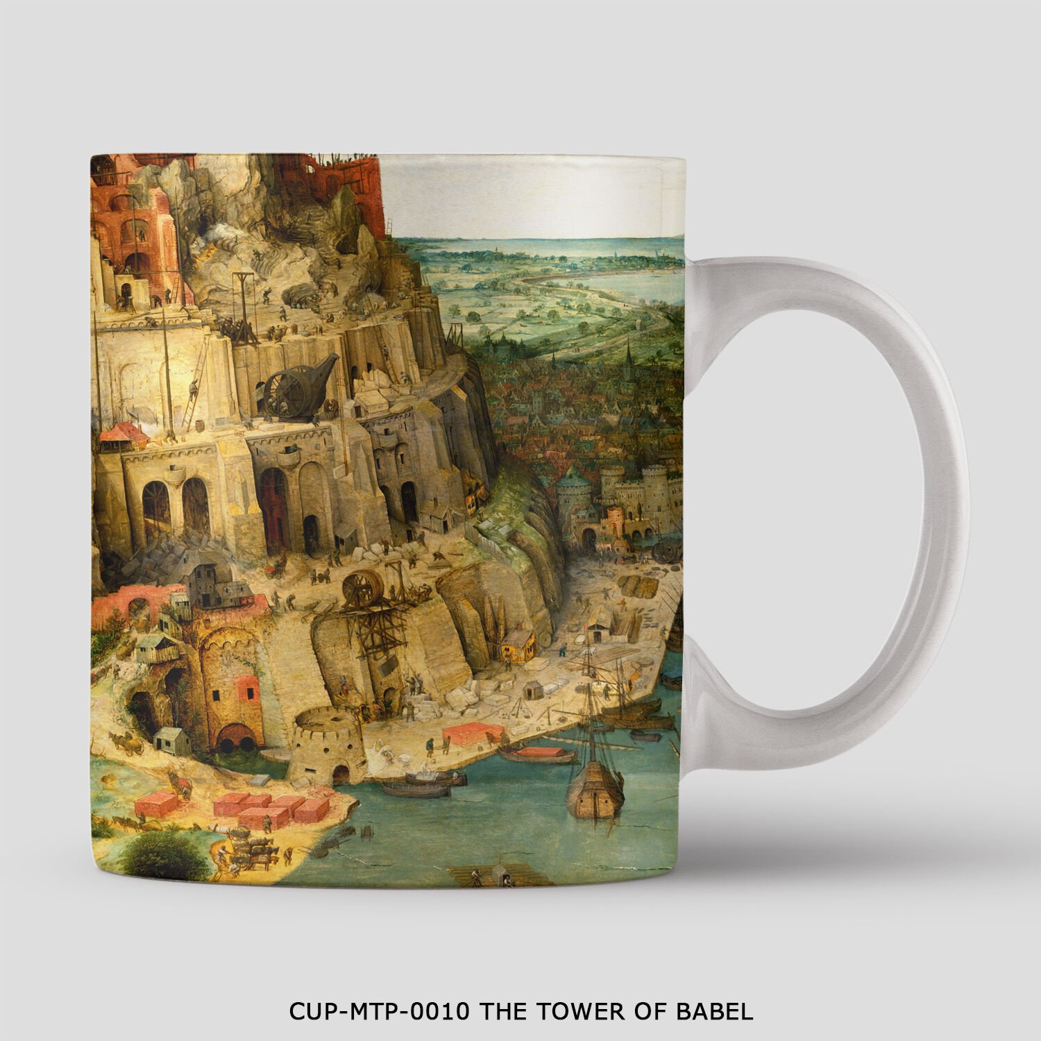 351mil Mug CUP-MTP-0010 THE TOWER OF BABEL