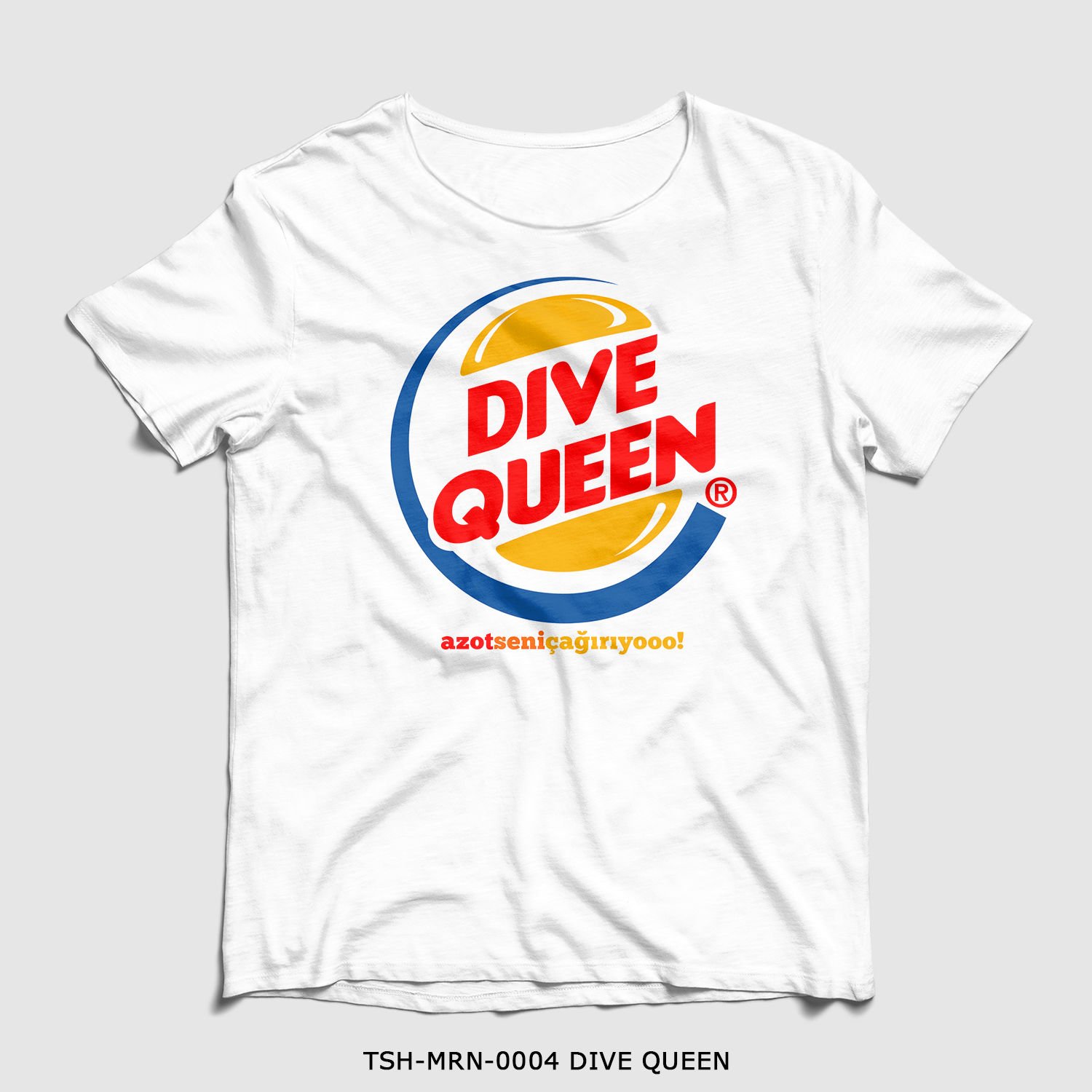 351mil T-Shirt TSH-MRN-0004 DIVE QUEEN
