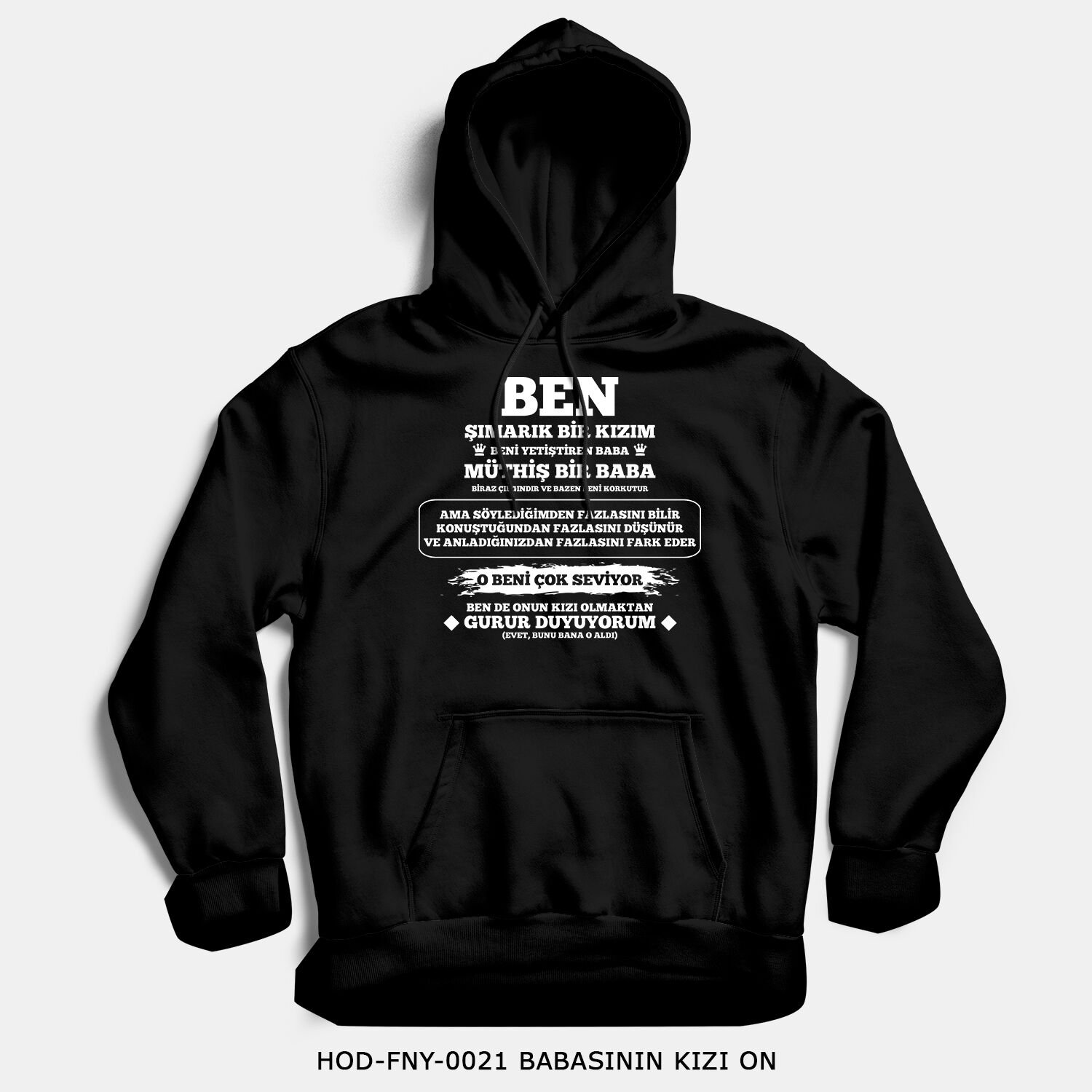 351mil Hoodie HOD-FNY-0021 BABASININ KIZI