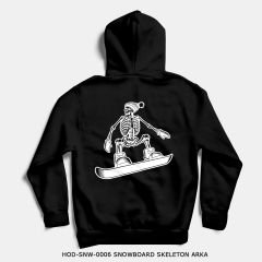351mil Hoodie HOD-SNW-0006 SNOWBOARD SKELETON