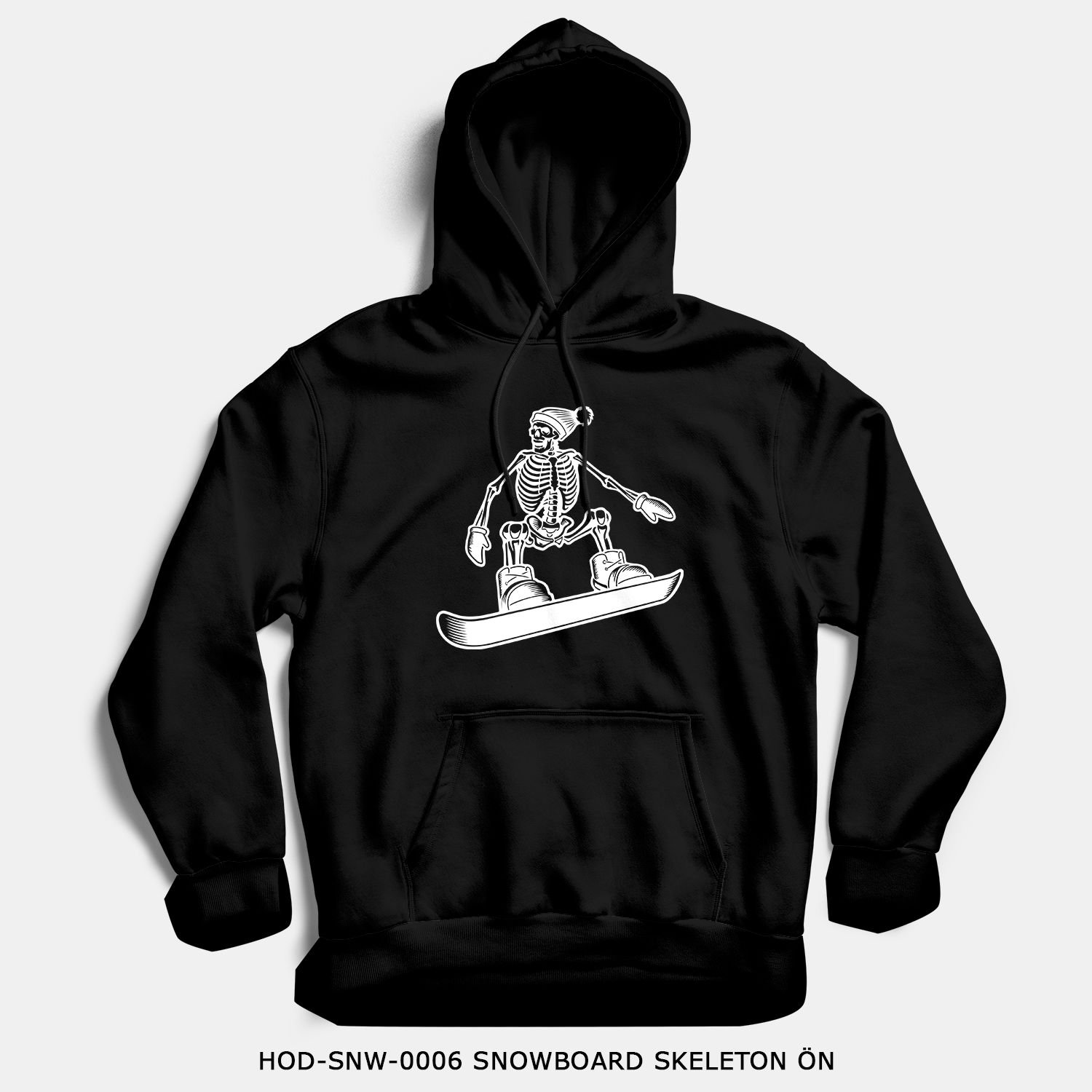 351mil Hoodie HOD-SNW-0006 SNOWBOARD SKELETON