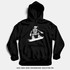 351mil Hoodie HOD-SNW-0006 SNOWBOARD SKELETON