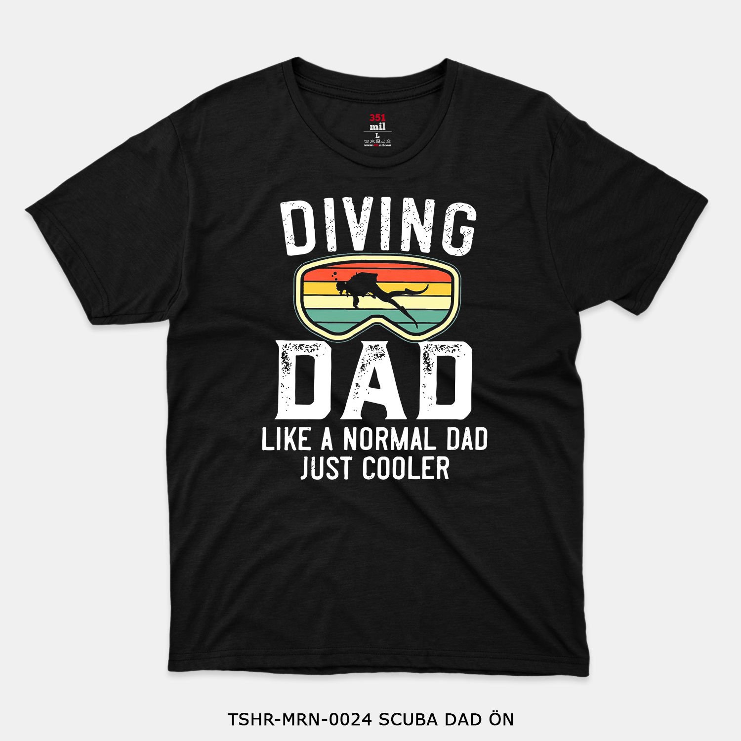 351mil T-Shirt TSHR-MRN-0024 SCUBA DAD