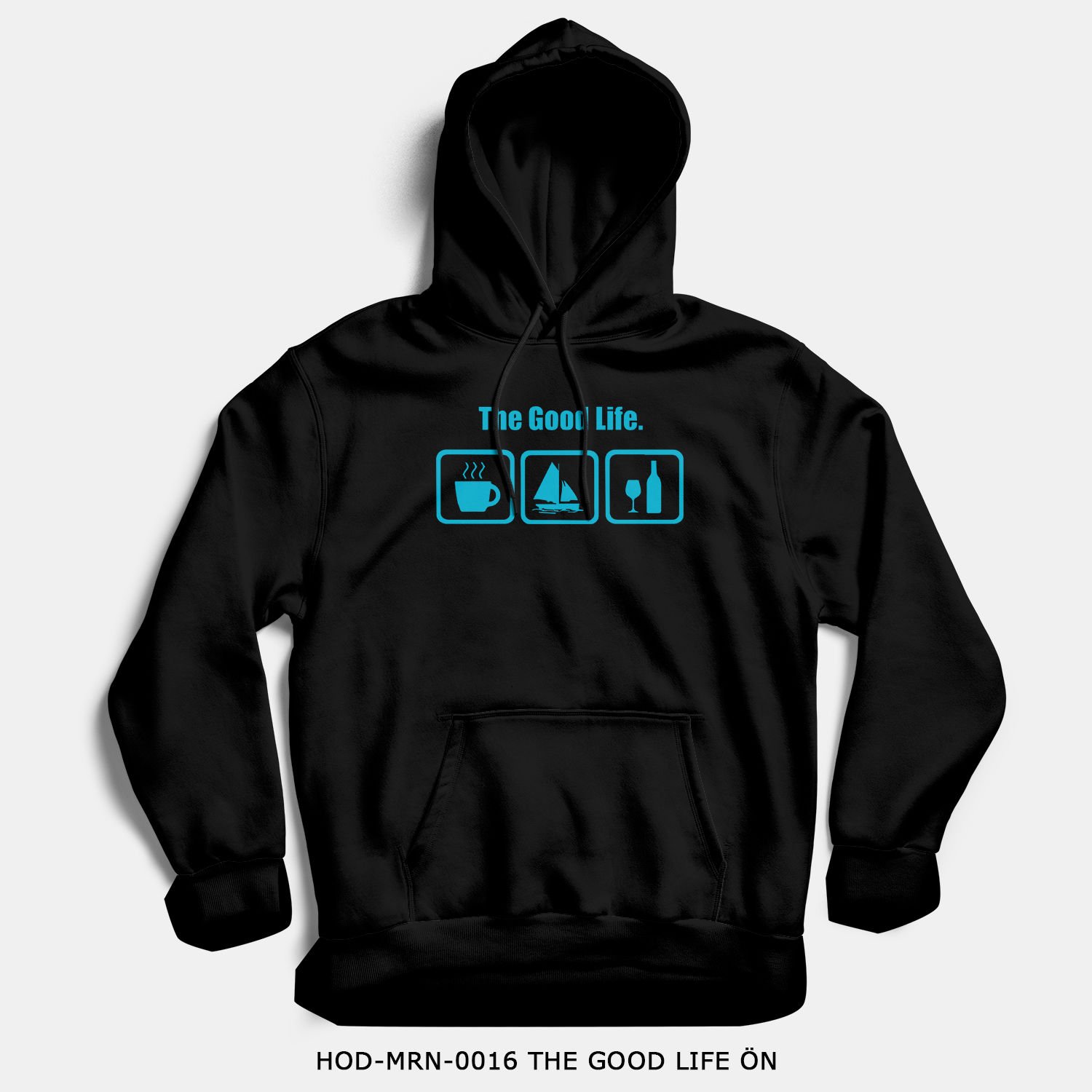 351mil Hoodie HOD-MRN-0016 THE GOOD LIFE