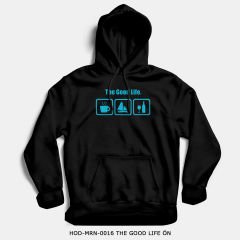 351mil Hoodie HOD-MRN-0016 THE GOOD LIFE