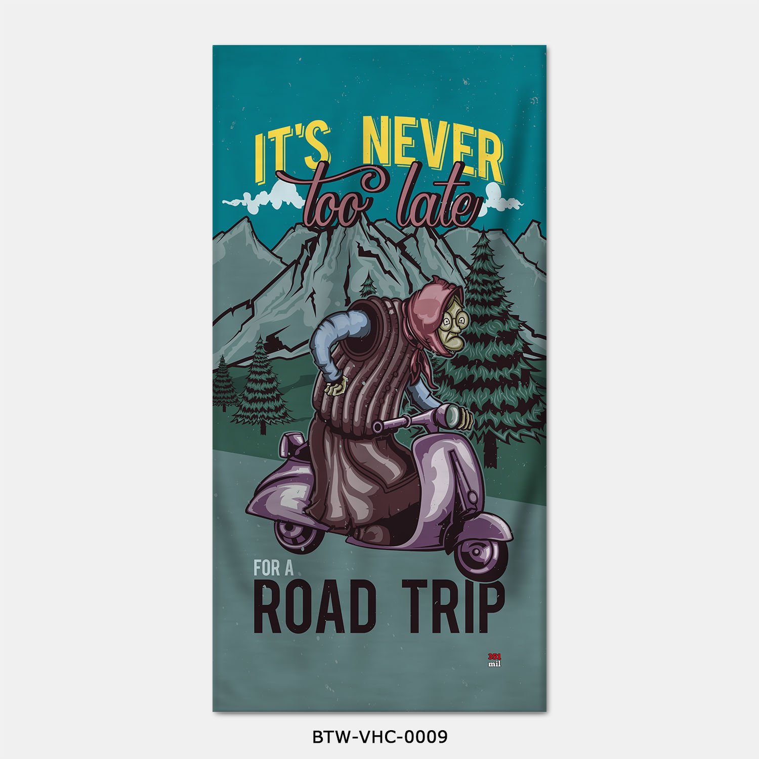 351mil Plaj Havlusu BTW-VHC-0009 ITS NEVER TOO LATE