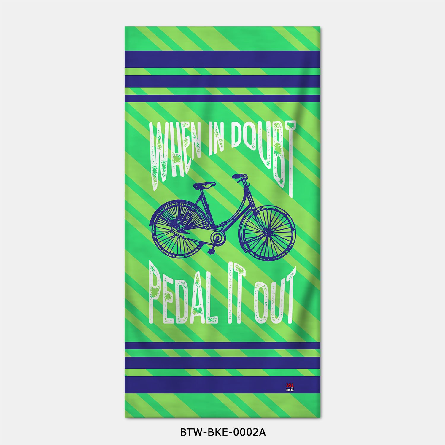 351mil Plaj Havlusu BTW-BKE-0002 PEDAL IT OUT