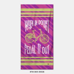351mil Plaj Havlusu BTW-BKE-0002 PEDAL IT OUT