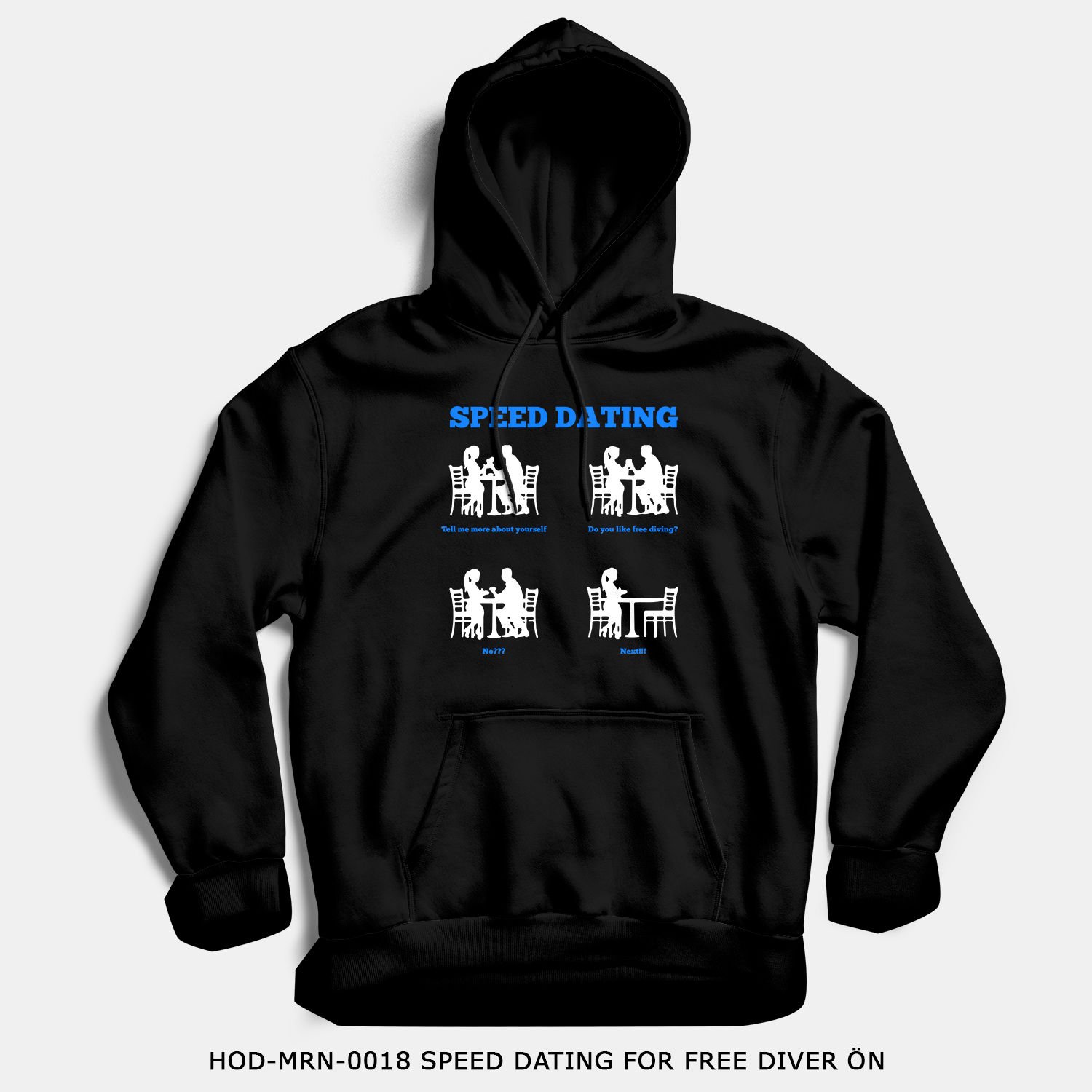 351mil Hoodie HOD-MRN-0018 SPEED DATING FOR FREE DIVER