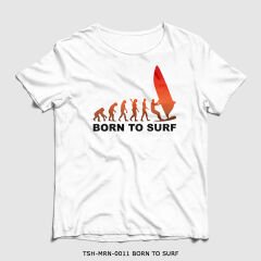 351mil T-Shirt TSH-MRN-0011 BORN TO SURF